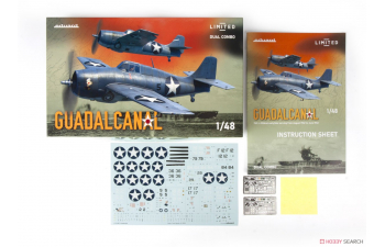 Сборная модель GUADALCANAL DUAL COMBO F4F-4 Wildcat