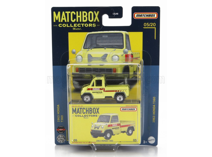 HONDA T360 Pick-up (1963), Yellow Red