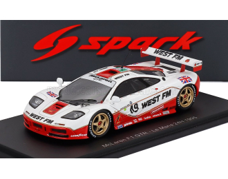 McLAREN F-1 Gtr 6.1l V12 Team West Competition №49 24h Le Mans (1995) John Nielsen - Thomas Bscher - Jochen Mass, White Red