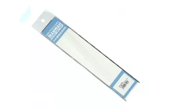 Пластиковый профиль прямоугольный 4мм*1мм* 250мм, 4шт