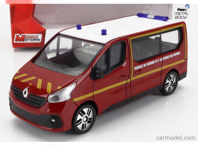 RENAULT Trafic Minibus Sapeurs Pompiers (2020), Red White