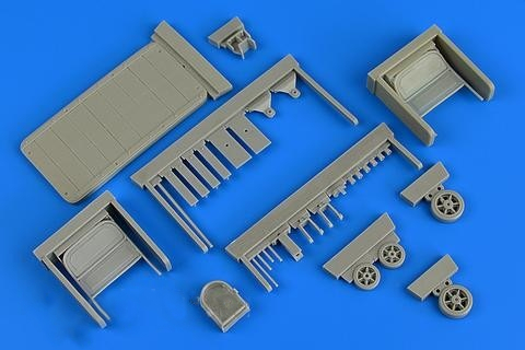 US 2 TON WOOD DECK TRAILER (CASTER STEER)