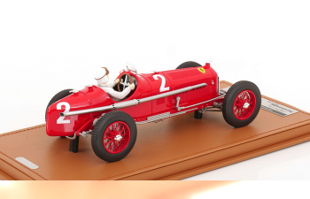 ALFA ROMEO F1 P3 Tipo B Scuderia Ferrari №2 Winner German GP (with Pilot Figure) (1932) Rudolf Caracciola, Alfa Red