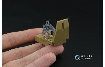 3D Декаль интерьера кабины Ка-50 (черные панели) (Italeri) (с 3D-печатными деталями)