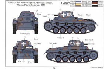 Сборная модель Pz.Kpfw. II (Sd.Kfz.121) Ausf.c