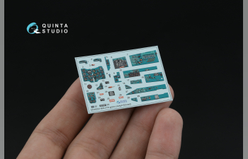 Декаль интерьера кабины МиГ-21Р, изумрудные панели (Eduard) (с 3D-печатными деталями)