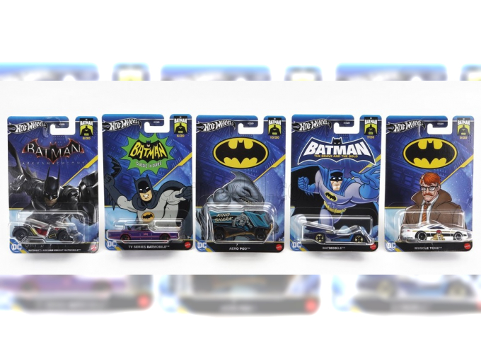 Набор из 24 моделей Batman Cars