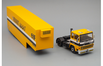 BERLIET TR350 race transporter Tractor F1 (1983), yellow