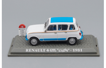 RENAULT 4 GTL Jogging (1981), white / blue