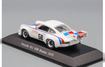 PORSCHE 911 RSR 2.8 long tail Brumos #58 Watkin Glens Сan Am (1973), white