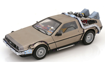 DELOREAN DMC 12 Back To The Future Part 1, mit Hund Einstein (1983)