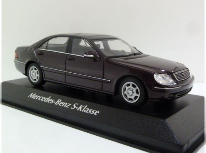 MERCEDES-BENZ S-Class (W220) (1998), темно-красный металлик