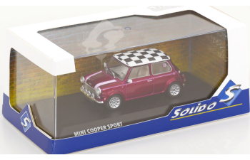 MINI Cooper Sport (1997), purple-metallic white black