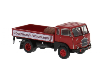 FIAT 642 Pritsche Cooperativa Viticoltori (1962), red