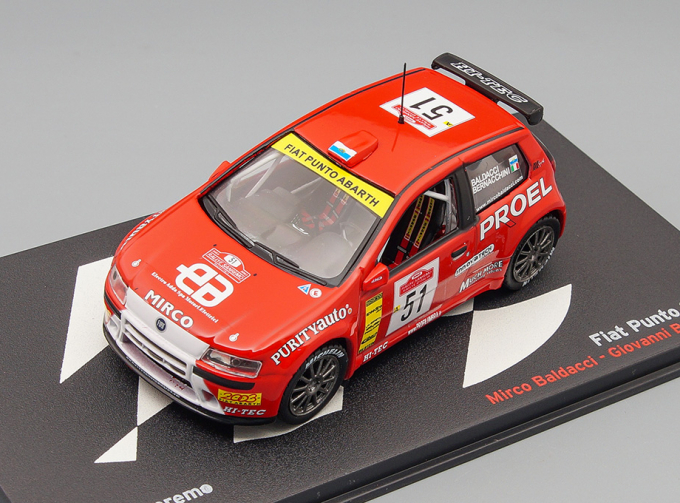 FIAT Punto S1600 #51, red