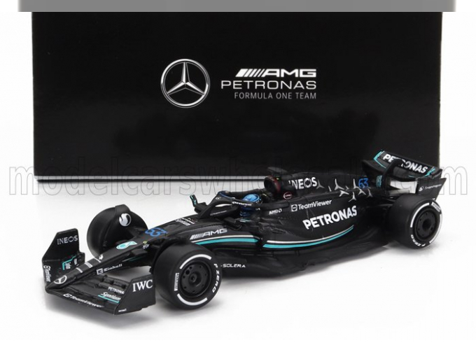 MERCEDES-BENZ GP F1 W14 Team Mercedes-amg Petronas Formula One №63 Season (2023) George Russel, Matt Black