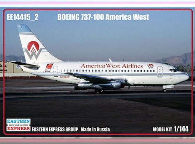 Сборная модель Авиалайнер Boeing 737-100 (America West)