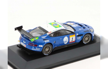 ASTON MARTIN DBR9 #1 Winner 1000 Miles Brasil N. Piquet / N. Piquet Jr. / C. Bouchut / H. Castro Neves (2006), blue / white