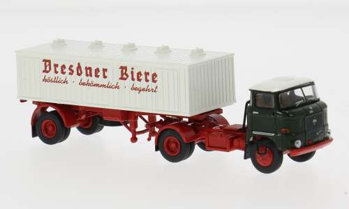 IFA W 50 Bier-SZ Dresdner Biere (1965), dark green/red/white