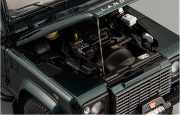 LAND ROVER Defender 90, antree green with black roof