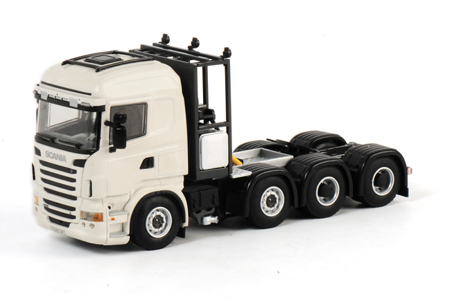 SCANIA R (new) Highline 8x4, White Line 1:50, белый