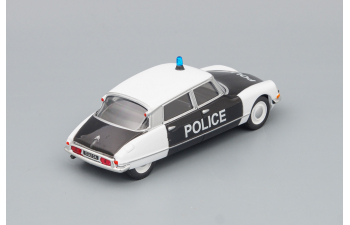 CITROEN DS21 Police, Полицейские Машины Мира 27, черно-белый