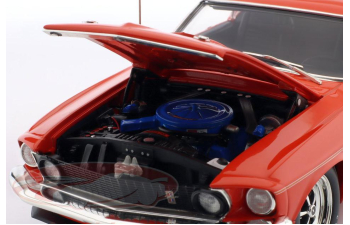 FORD Mustang 600 Coupe (1969), red / orange