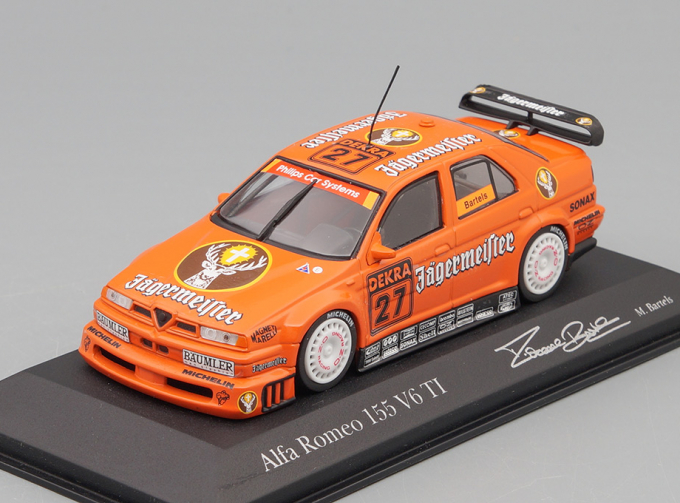 ALFA ROMEO 155 V6 TI DTM Team Schubel M. Bartels #27 (1994), orange