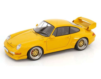 PORSCHE 911 (993) GT2 BBS rims (1996), speed yellow