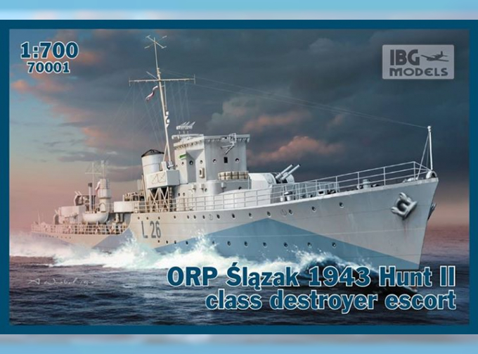 Сборная модель Польский эсминец ORP ŚLĄZAK 1943г.