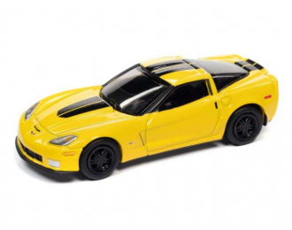 CHEVROLET Corvette Z06 (2012), Velocity Yellow w/ Black Stripes