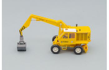 Weimar Mobile Excavator T174-2, yellow