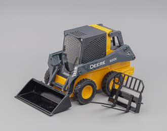 JOHN DEERE 320E, yellow / grey