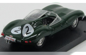 JAGUAR D-type N 2 24h Le Mans 1956 Paul Frere, Green