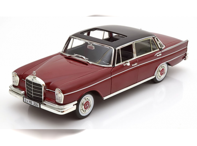 MERCEDES-BENZ 300 SE Heckflosse, red