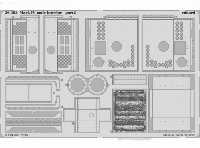 Фототравление Mark IV male interior