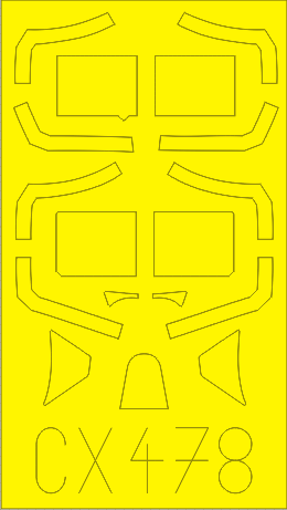 маска для Spitfire Mk. VIII
