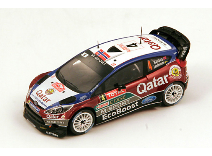 FORD Fiesta RS WRC 4 - 6th Rallye de Monte Carlo 2013 M.Otsberg – J.Andersson, red