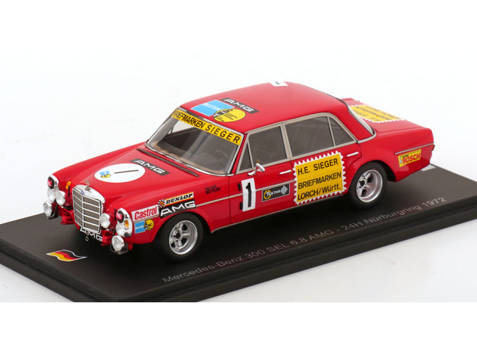 MERCEDES-BENZ 300 SEL 6.8 AMG №1 24h Nuerburgring, Heyer/Betzler (1972)