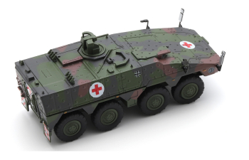 GTK Boxer wheeled armored vehicle "Bundeswehr medic unit", camouflage