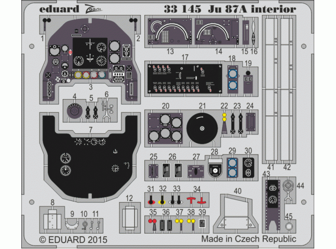 Фототравление для Ju 87A interior S.A.