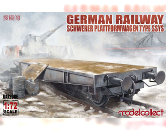 Сборная модель German Railway Schwerer Plattformwagen Type SSys