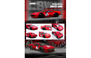 FERRARI LBWK 308 GTB #3, red