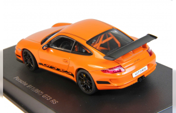 PORSCHE 997 GT3 RS, orange with black stripes