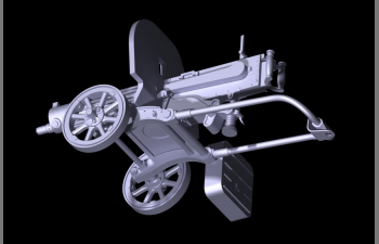 Сборная модель Российский пулемет "Максим" (1910/30 г.). Soviet Maxim Machine Gun(1910/30)