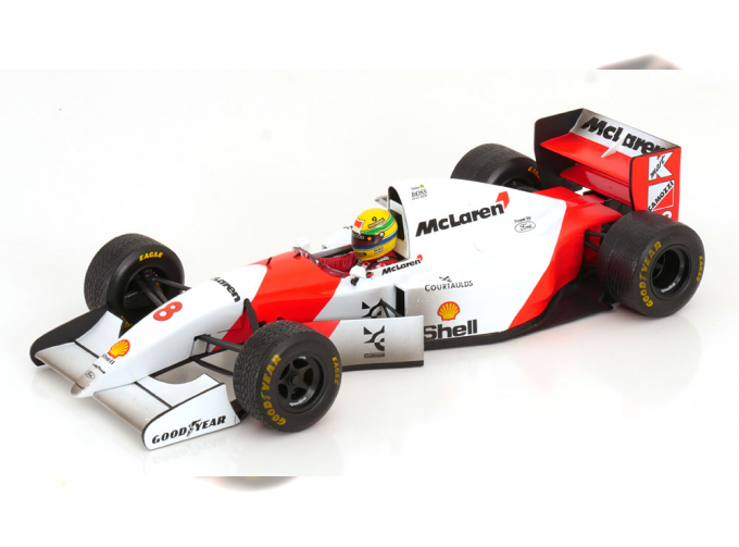 MCLAREN Ford MP4/8 Winner GP Europe, Senna (1994-2024), Dirty Version