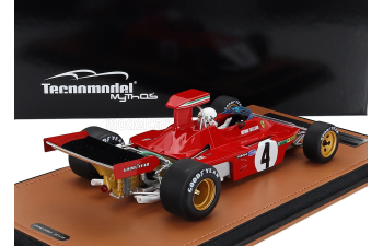 FERRARI F1 312 B3 (broke Nose) №4 Canada Gp (with Pilot Figure) (1973) Arturo Merzario, Red White
