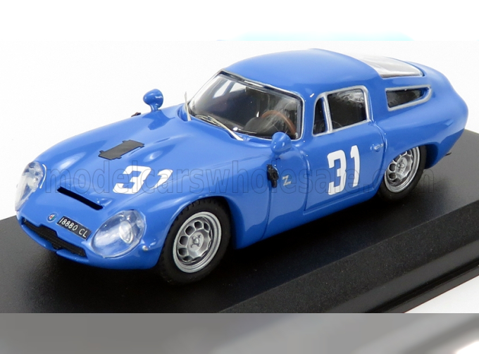 ALFA ROMEO Tz1 N31 1000km Monza (1965) Panepinto - Facetti, Blue