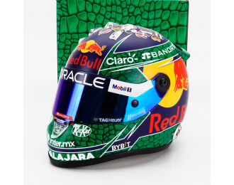 BELL HELMET Casco Helmet F1 Sergio Perez Team Red Bull Racing Honda №11 Miami Gp (2024), Green Blue Red