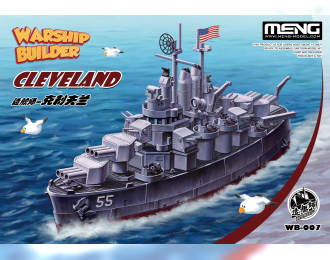 Сборная модель Warship Builder Cleveland